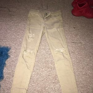 Tan jeans / jegging